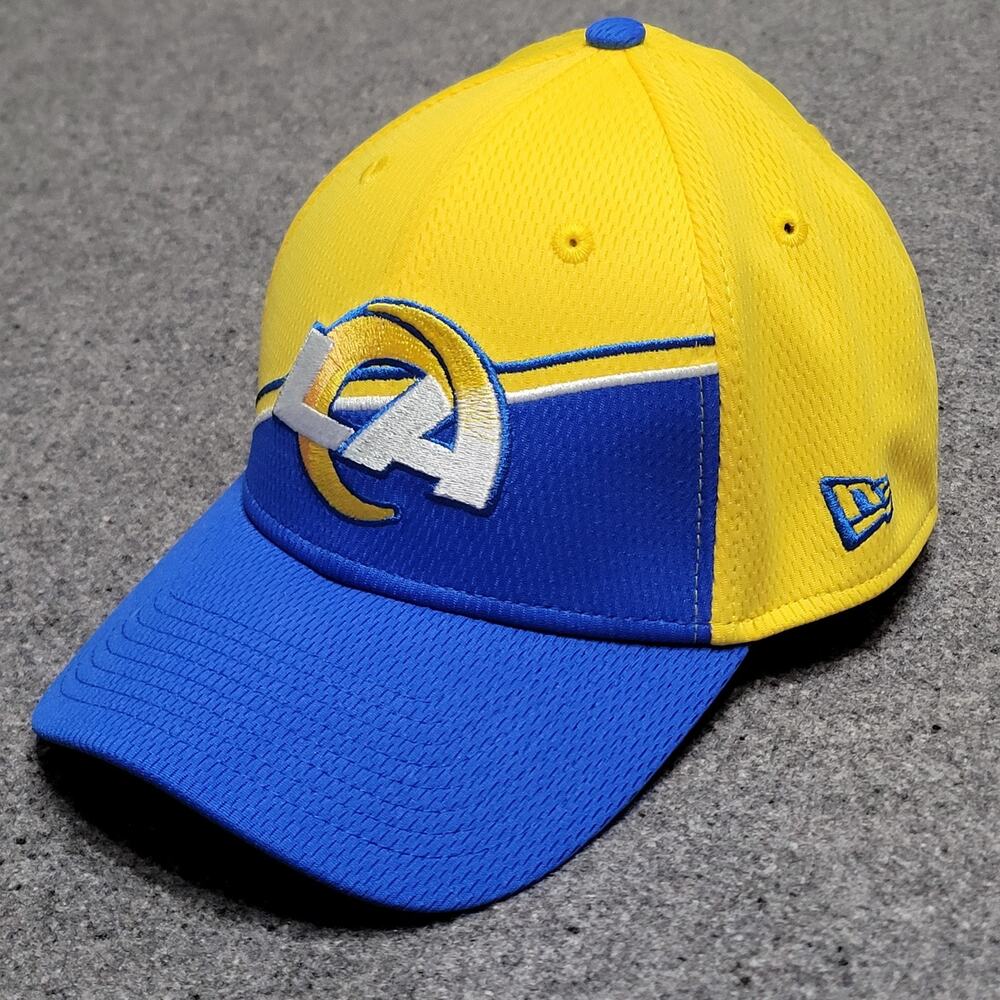 Los Angeles Rams Hat Baseball Cap Mens Medium Large New Era 39thirty Fitted